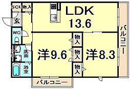 イデアーレ伊丹 2階