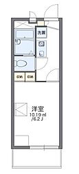 レオパレスカワキタ 1Kの間取図画像