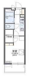 レオパレスコンパル歌島 1Kの間取図画像