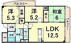 物件の間取り