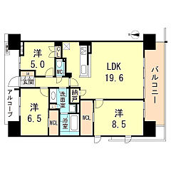物件の間取り