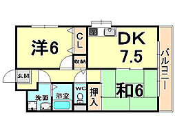 ハイツ桜ヶ丘 4階/401
