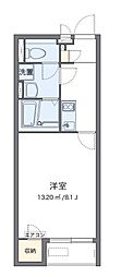 ハイムルーエ 1Kの間取図画像