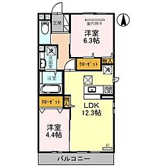 物件の間取り