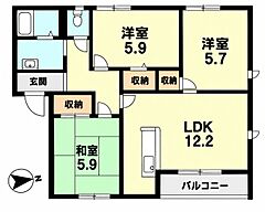 物件の間取り