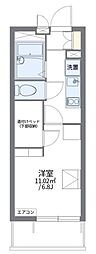 レオパレスCreer 1Kの間取図画像