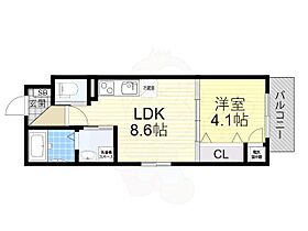 Rパレス矢田  ｜ 大阪府大阪市東住吉区矢田３丁目15番3号（賃貸アパート1LDK・1階・30.89㎡） その2