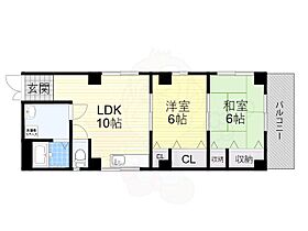 セレッソプラーサ中川  ｜ 大阪府大阪市生野区中川３丁目6番11号（賃貸マンション2LDK・4階・55.00㎡） その2