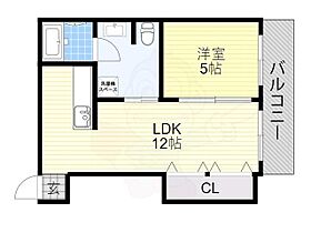 大阪府大阪市東住吉区山坂４丁目（賃貸マンション1LDK・3階・45.00㎡） その2