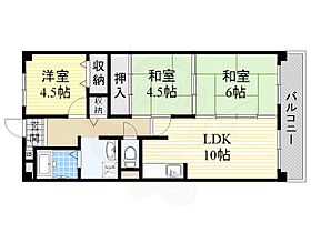 大阪府大阪市天王寺区上本町９丁目6番13号（賃貸マンション3LDK・4階・60.95㎡） その2