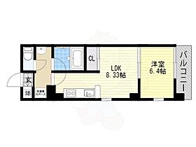 大阪府大阪市天王寺区上汐３丁目（賃貸マンション1LDK・9階・34.95㎡） その2