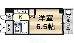 ネオコート天王寺 1Kの間取図画像