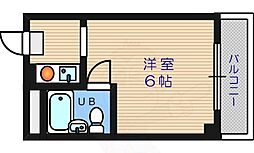 ラシーヌ三明町 1Kの間取図画像