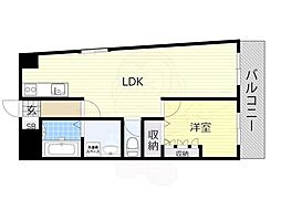 協和産業ビル 2LDKの間取図画像