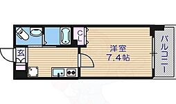 マークス昭和町 1Kの間取図画像