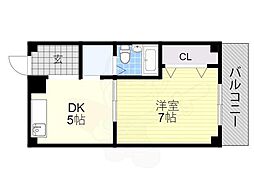 R-stay8551 1DKの間取図画像