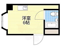 ラパンジール阿倍野 ワンルームの間取図画像