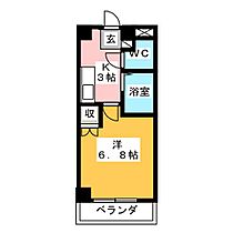 西入ハイツ  ｜ 愛知県名古屋市天白区西入町（賃貸マンション1K・2階・22.40㎡） その2