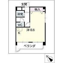 サン・モール井田野並 5Ｇ ｜ 愛知県名古屋市天白区野並３丁目235（賃貸マンション1R・5階・29.70㎡） その2