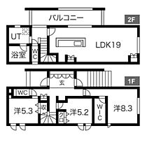 MaisonClarity野並 Ｃ ｜ 愛知県名古屋市天白区天白町大字野並字相生28-660（賃貸一戸建3LDK・1階・103.69㎡） その2