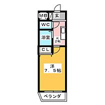 エスポアール野並  ｜ 愛知県名古屋市天白区野並３丁目（賃貸マンション1K・2階・24.78㎡） その2