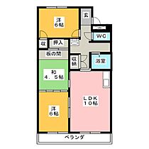 ヒルハイツ桃山  ｜ 愛知県名古屋市緑区桃山２丁目（賃貸マンション3LDK・2階・63.56㎡） その2