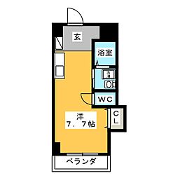ベテル鳴子 1Kの間取図画像