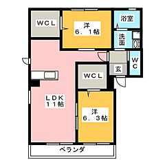 物件の間取り