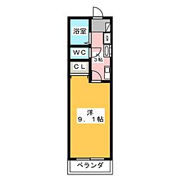 ミュートスNH 1Kの間取図画像
