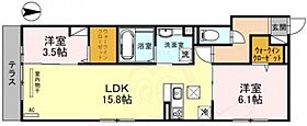 ローズコート西宮北口  ｜ 兵庫県西宮市深津町1番19号（賃貸アパート2LDK・3階・59.82㎡） その2