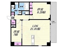 プレジオ西宮北口 6階