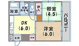 間取図画像 2DK