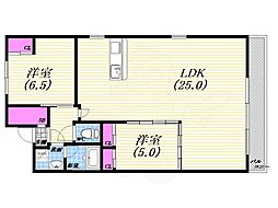 La Douceur西宮北口 2階