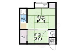 石川さくら荘 2階/-