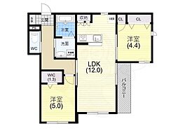 ISSYMark 2LDKの間取図画像