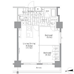 物件の間取り