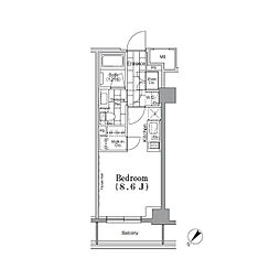 ＯＮＥ　ＲＯＯＦ　ＦＬＡＴ　ＴＳＵＫＩＳＨＩＭＡ 8階/807