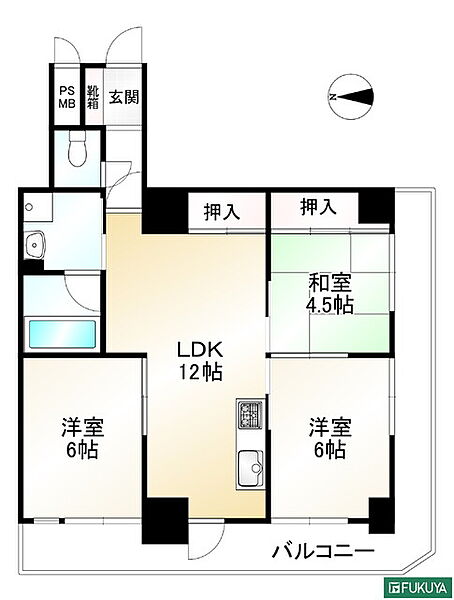間取りを拡大表示