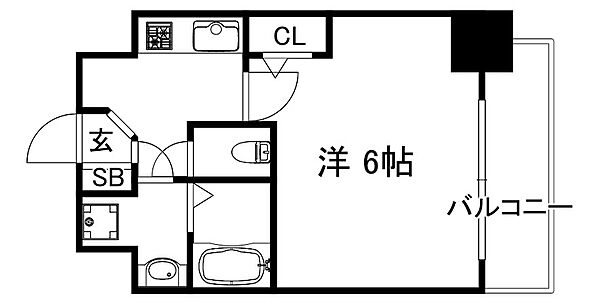 兵庫県神戸市中央区国香通４丁目(賃貸マンション1K・3階・20.99㎡)の写真 その2