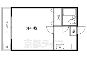 ハイツナカジマ 202 ｜ 京都府京都市左京区岩倉三宅町（賃貸アパート1K・2階・24.41㎡） その2