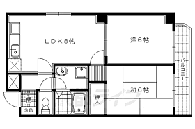 京都府京都市上京区元真如堂町（賃貸マンション2LDK・3階・47.00㎡） その2