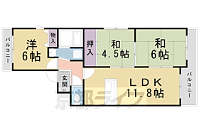 ソル・クメリアーナ 201 ｜ 京都府京都市北区西賀茂鹿ノ下町（賃貸マンション3LDK・2階・63.00㎡） その2