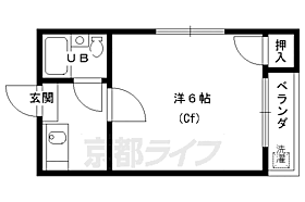 京都府京都市北区等持院西町（賃貸アパート1K・2階・18.01㎡） その2