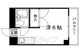 京都府京都市北区衣笠北天神森町（賃貸マンション1K・3階・17.00㎡） その2