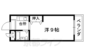 京都府京都市北区紫野東舟岡町（賃貸マンション1K・1階・21.00㎡） その2