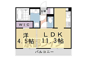 プルミエール上賀茂 302 ｜ 京都府京都市北区上賀茂石計町（賃貸アパート1LDK・3階・40.05㎡） その2