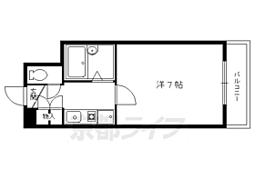 ピラーズ北山 311 ｜ 京都府京都市左京区松ケ崎木ノ本町（賃貸マンション1K・3階・18.34㎡） その2