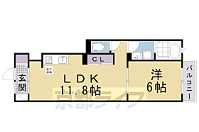 メゾン藤ノ木 101 ｜ 京都府京都市中京区西ノ京藤ノ木町（賃貸アパート1LDK・1階・40.16㎡） その2