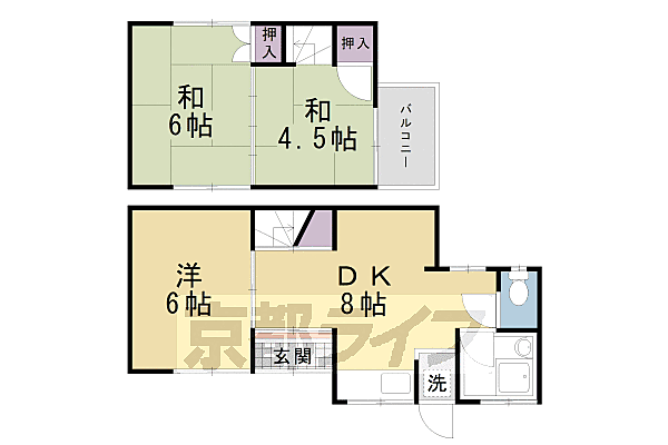 一乗寺築田町貸家 -｜京都府京都市左京区一乗寺築田町(賃貸一戸建3DK・--・22.14㎡)の写真 その1