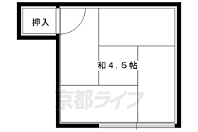 松ヶ崎かえで荘 2-2 ｜ 京都府京都市左京区松ケ崎小竹薮町（賃貸アパート1R・2階・10.00㎡） その2